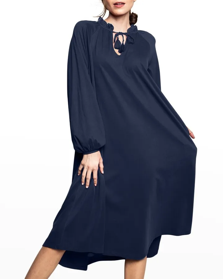 Garbo Bordeaux Luxe Pima Cotton Nightgown