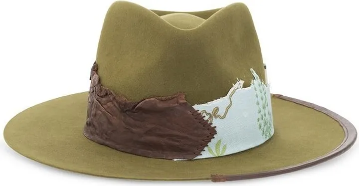 Nick Fouquet Embellished Ribbon Fedora Hat