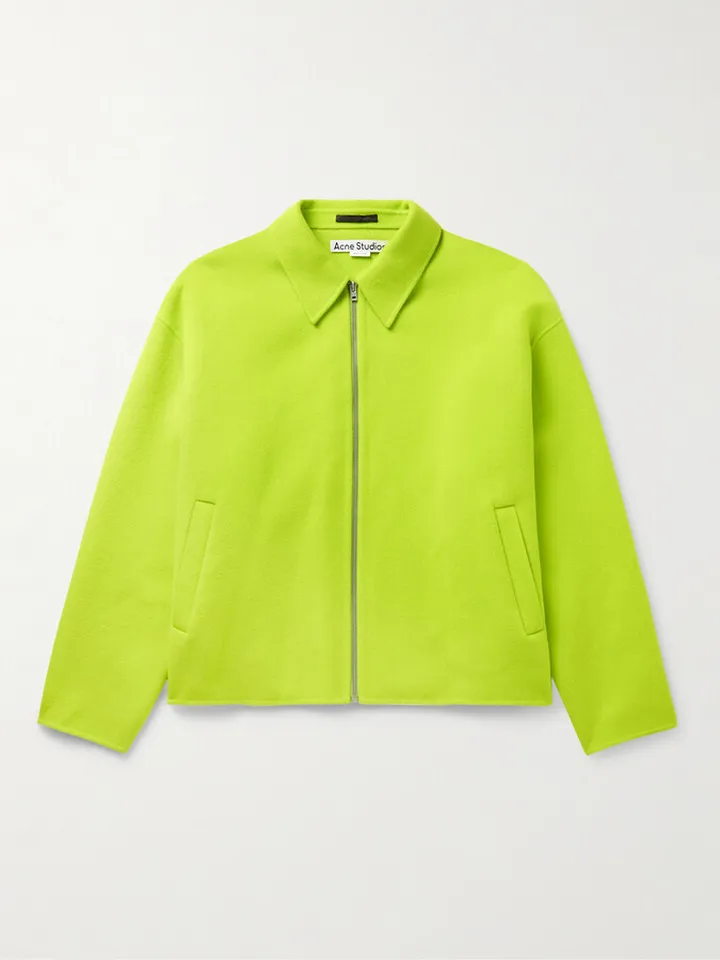 Doverio Double-Faced Wool Blouson Jacket