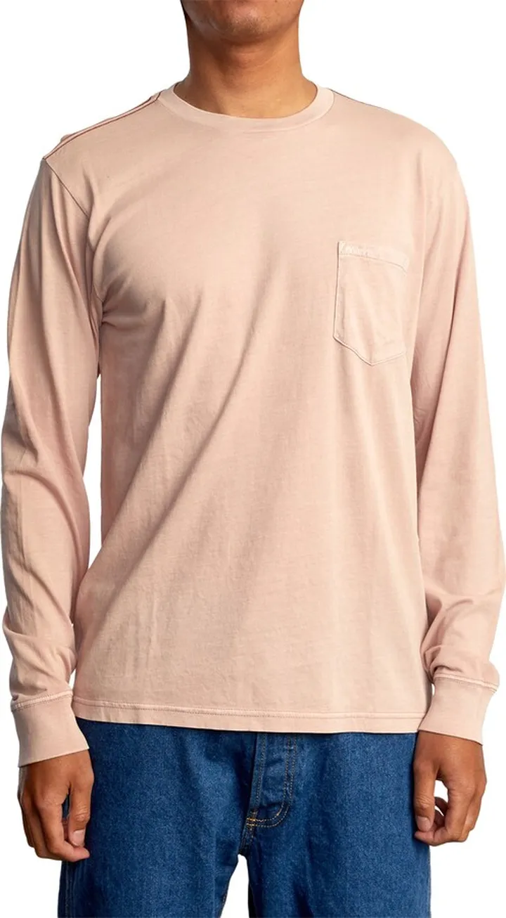 Pigment Dyed Long Sleeve Pocket T-Shirt