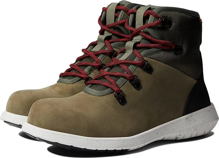 Bogs Cypress Lace Composite Safety Toe (Loden) Women's Work Pull-on Boots