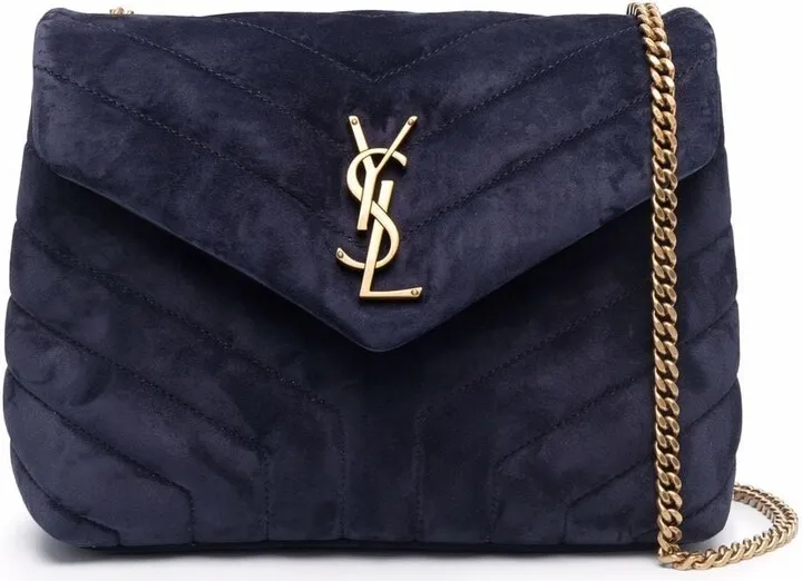 suede Loulou shoulder bag