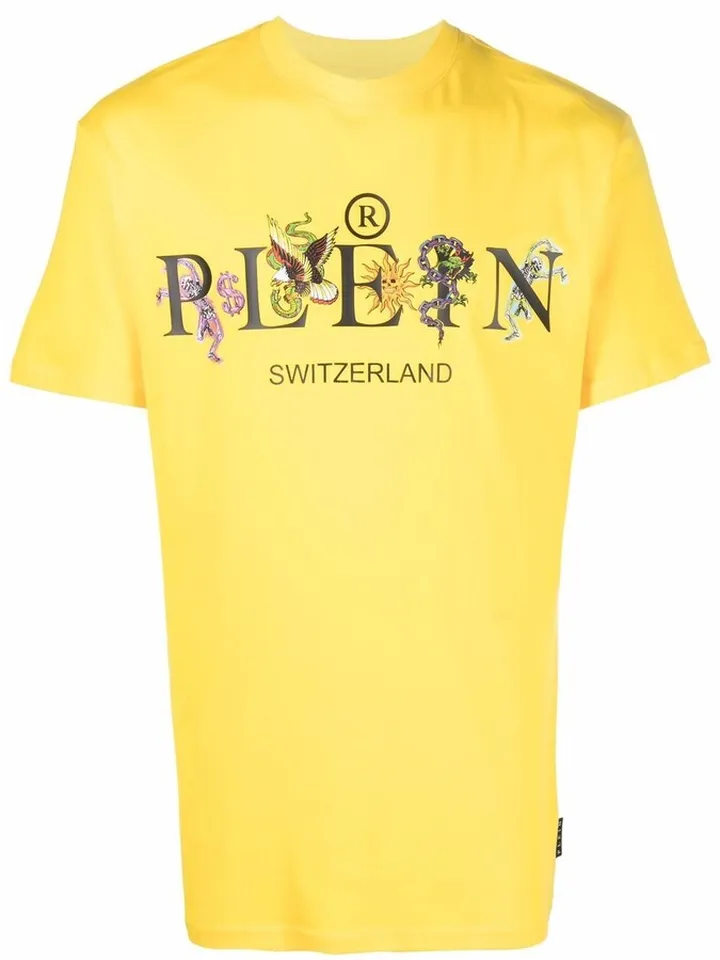 logo-print cotton T-shirt