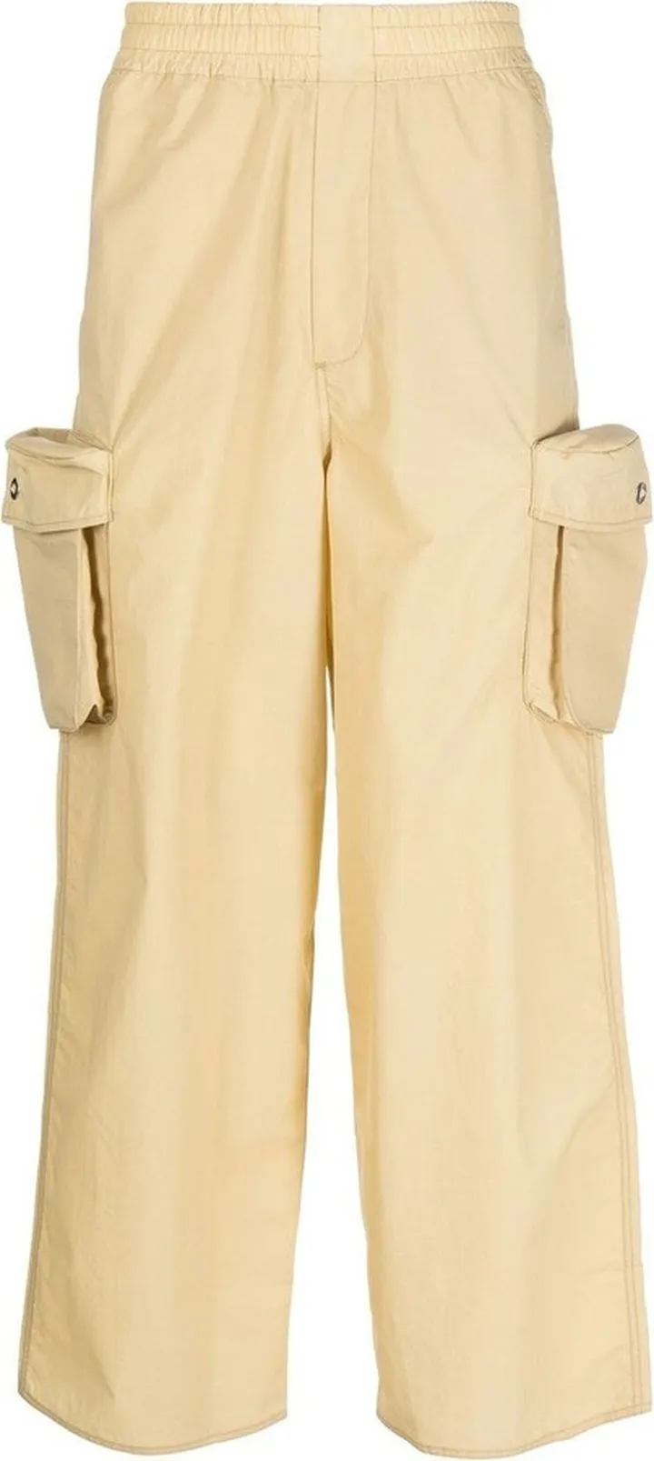 Wide-Leg Cargo Trousers