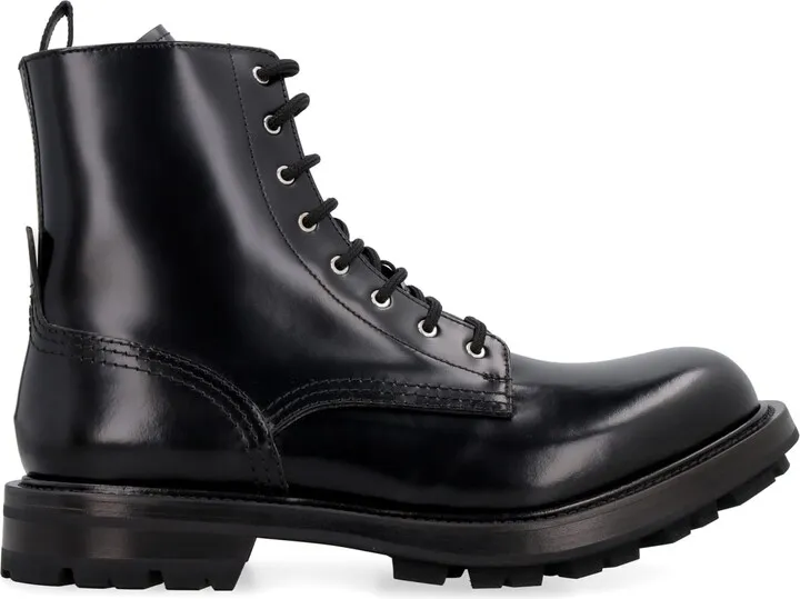 Wander Leather Combat Boots