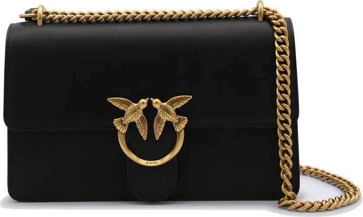 Pinko Love One Classic Logo Plaque Shoulder Bag