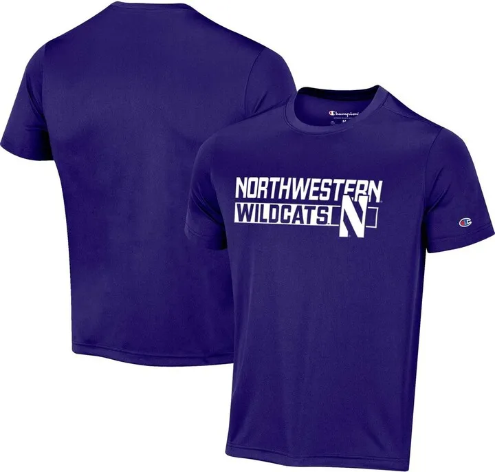 Men's Champion Purple Northwestern Wildcats Impact Knockout T-shirt