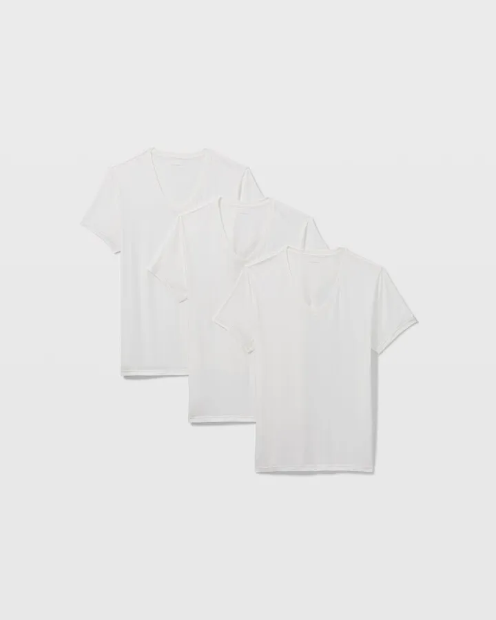 Club Monaco 3-Pack Solid V-Neck Tees