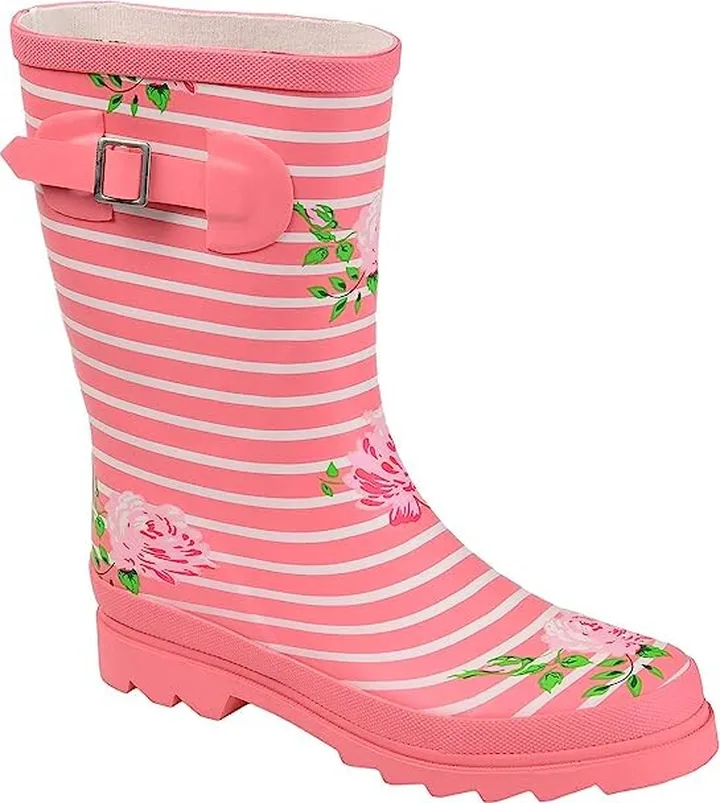 Journee Collection Seattle Rain Boot (Pink) Women's Shoes