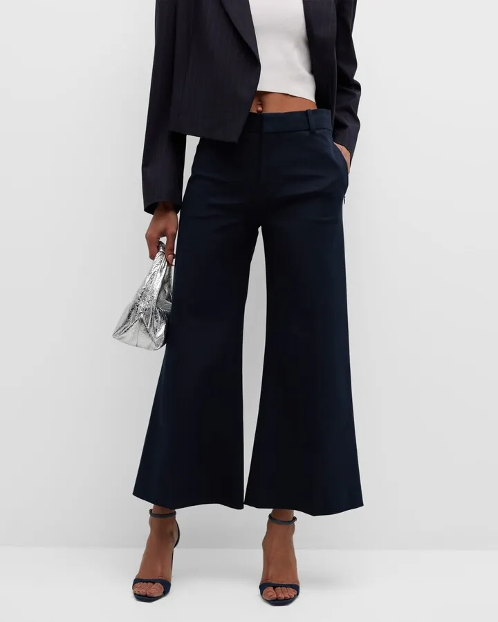 Le Crop Palazzo Trousers