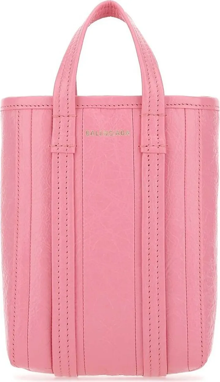 Balenciaga Barbes Striped Phone Holder