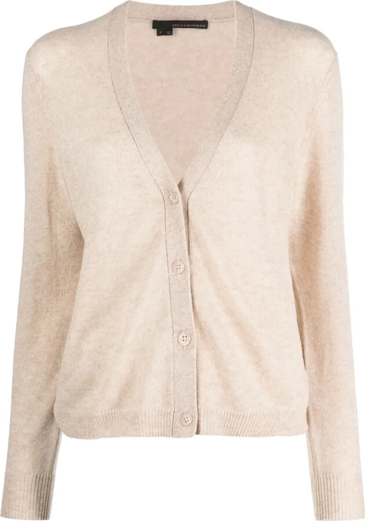 V-neck cashmere cardigan