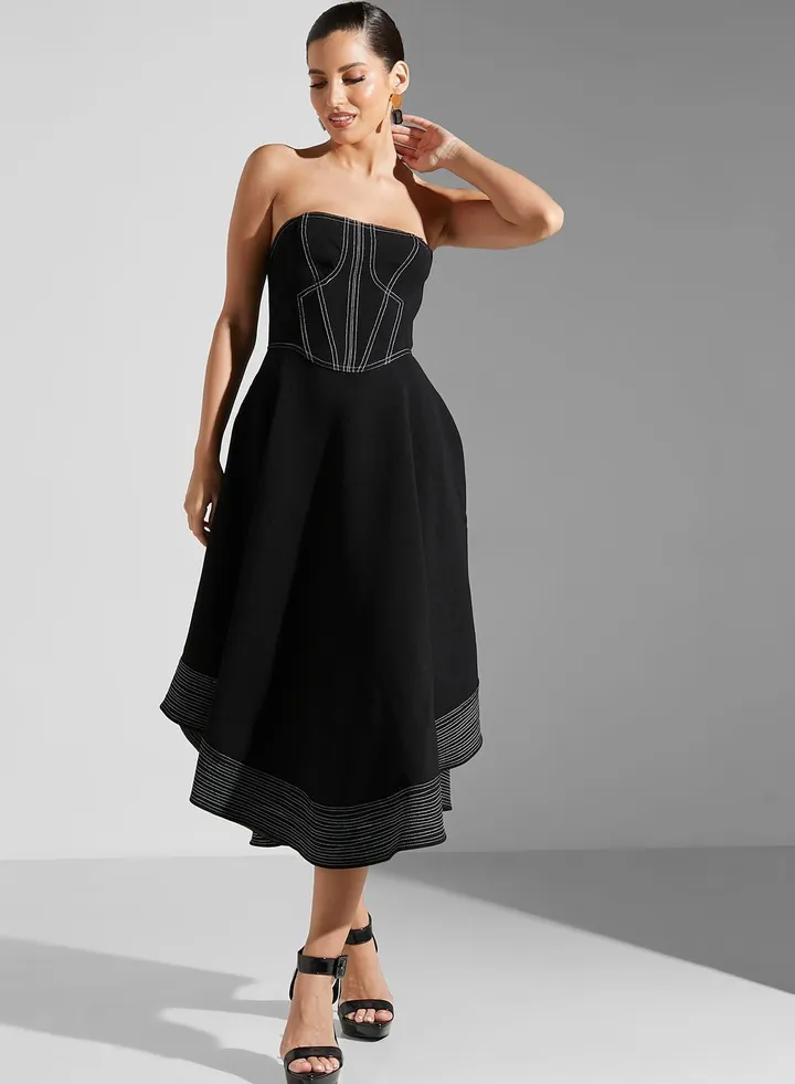 Bardot Tiered Dress