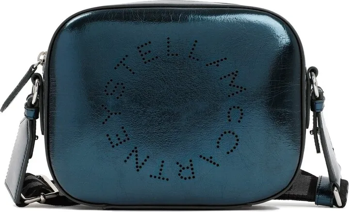 Stella McCartney Small Metallic Zipped Camera Bag