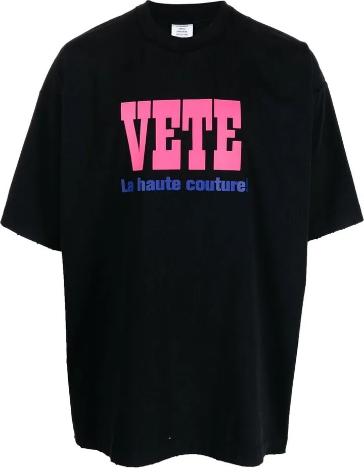 logo motif print T-shirt