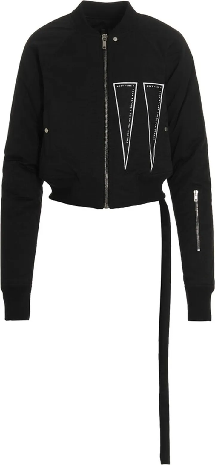 Cropped Bomber Jacket