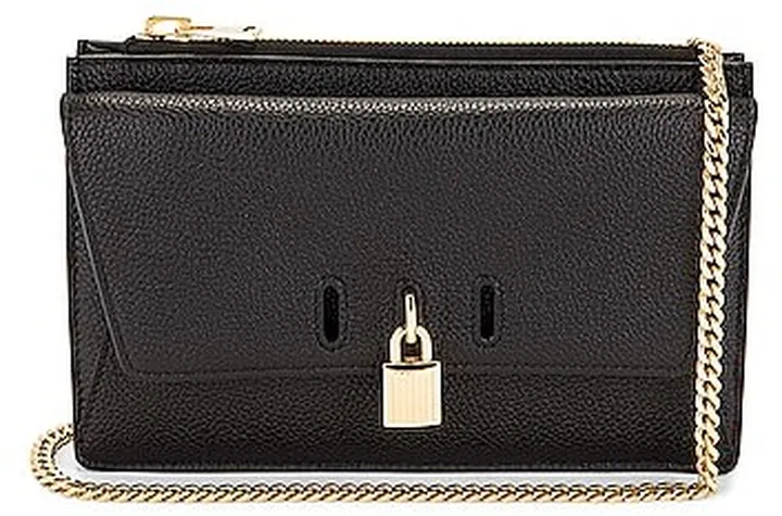 TOM FORD Padlock Mini Bag On Chain in Black