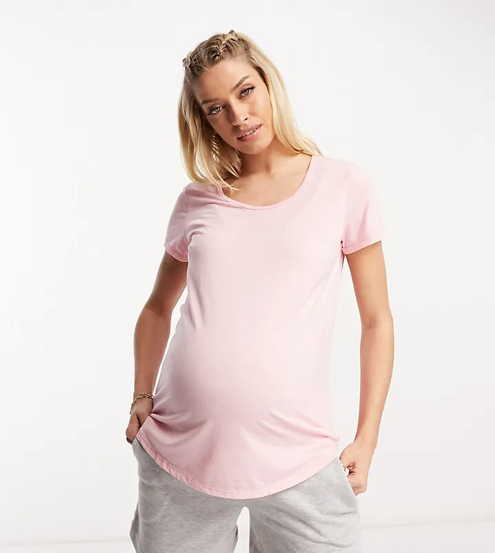Cotton:On Maternity activewear t-shirt in pink