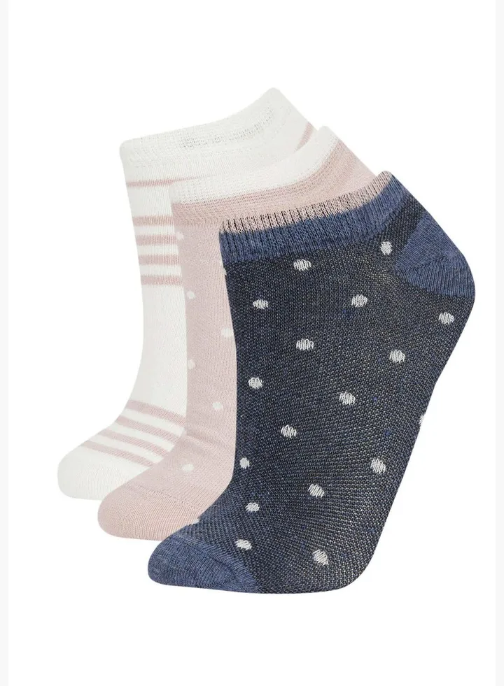 3 Pack Woman Low Cut Socks