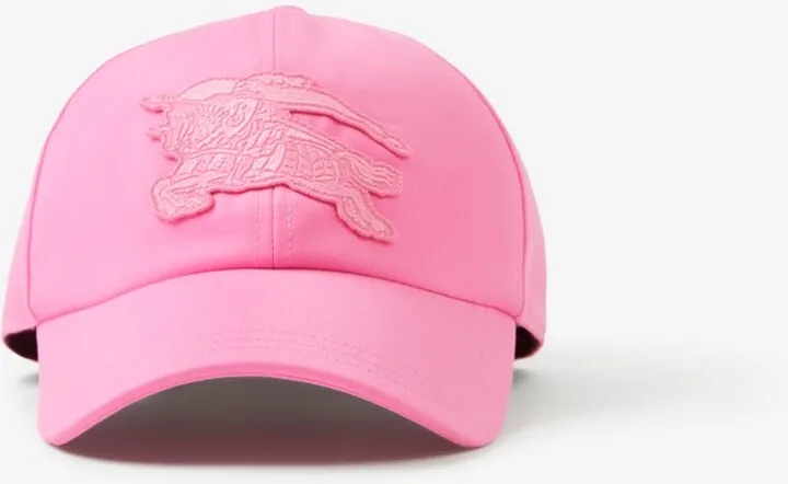 Burberry EKD Appliqué Cotton Gabardine Baseball Cap