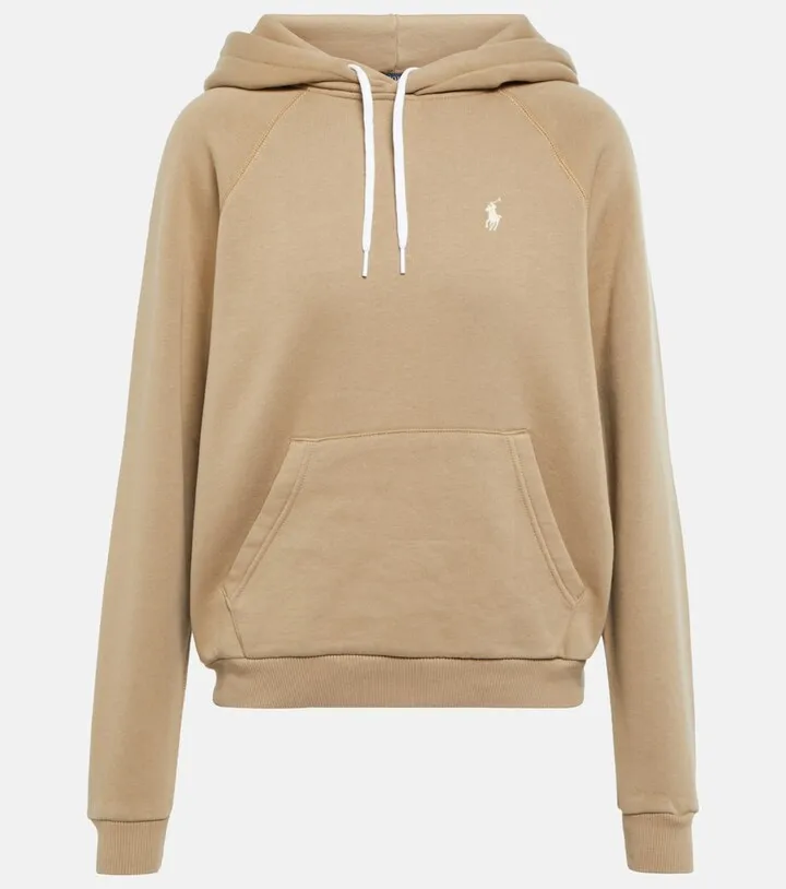 Cotton-blend hoodie