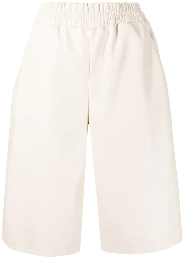 Embroidered Knee-Length Shorts