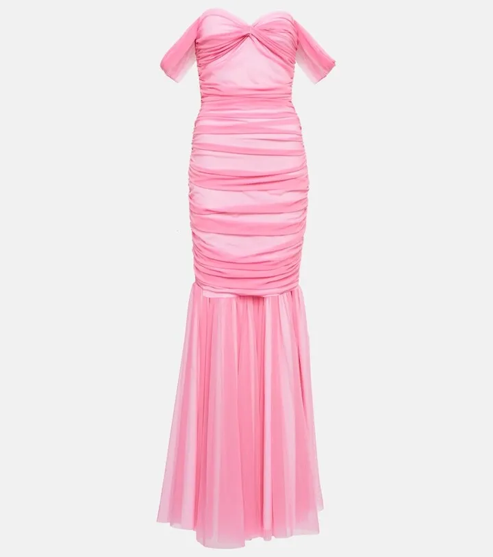 Walter off-shoulder maxi dress