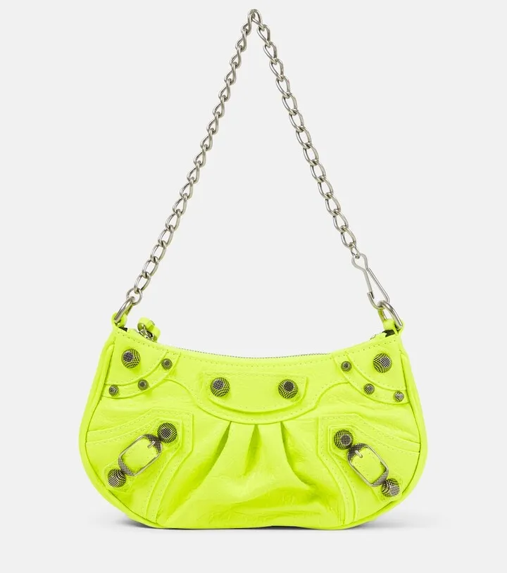 Le Cagole Mini leather shoulder bag