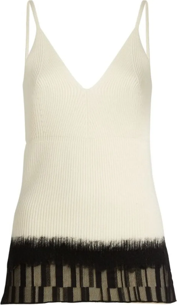 Joseph Knitted Lace-Detail Cami Top
