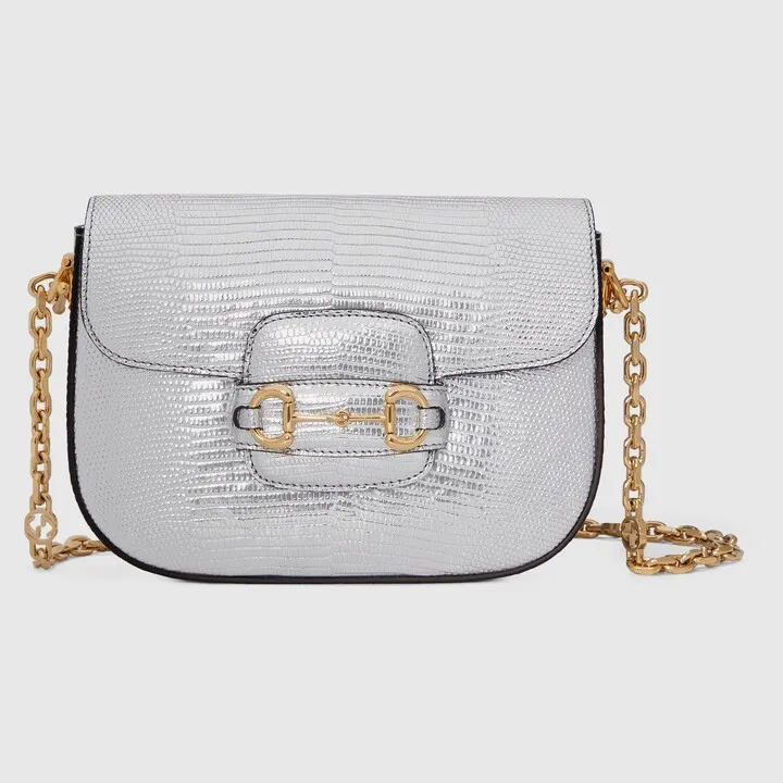 Gucci Horsebit 1955 lizard mini bag