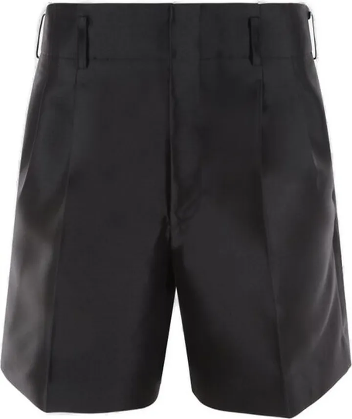 Comme des Garçons Knee-Length Satin Shorts