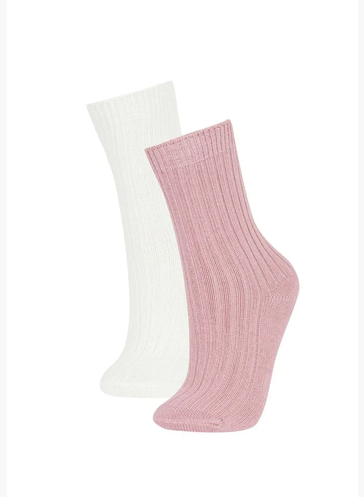 2 Pack Woman High Cut Socks