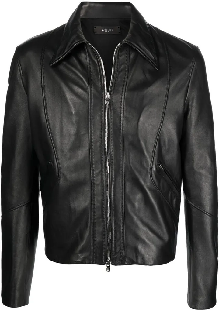 Zip Leather Jacket