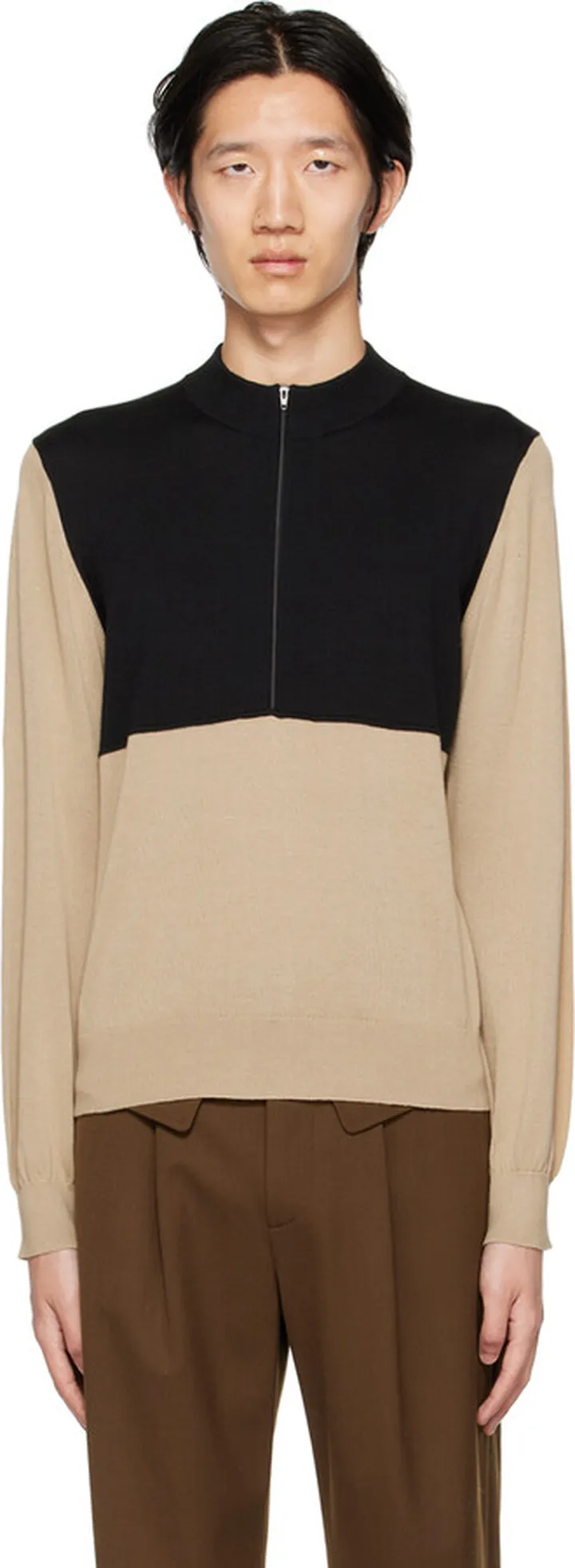 Maryam Nassir Zadeh Beige Domingo Sweater