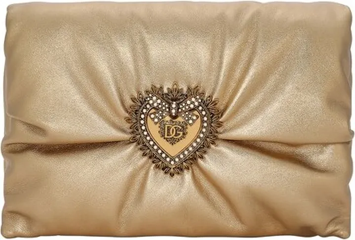Medium foiled calfskin Devotion Soft bag