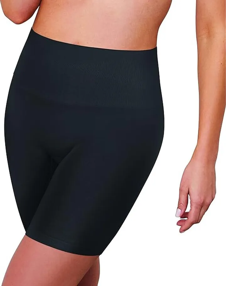Maidenform Women's Seemless Thigh Slimmer Shapewear DM2550 (Black) Women's Underwear