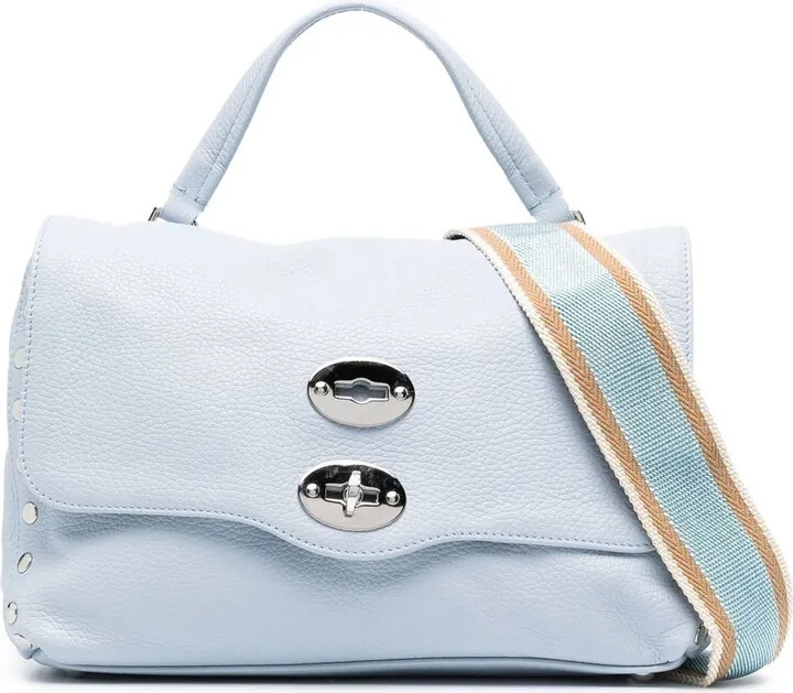 Leather Stud-Detail Tote Bag