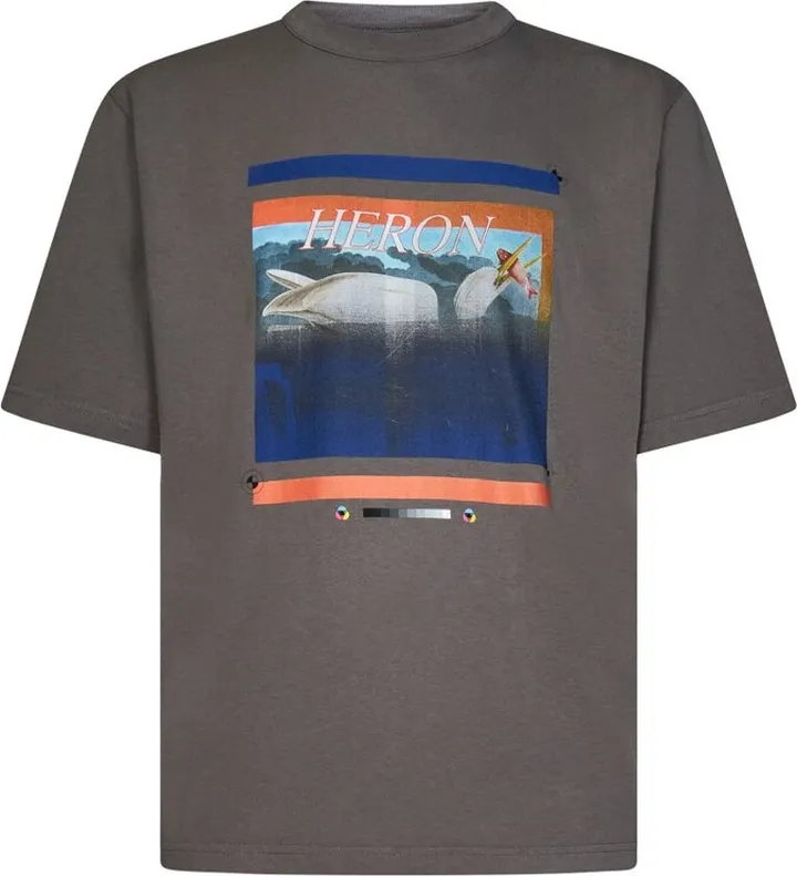 Heron Preston Graphic Printed Crewneck T-Shirt