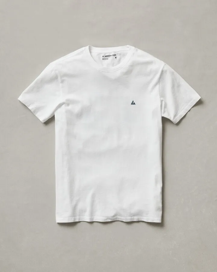 Men's Classic Cotton Graphic Tee - White