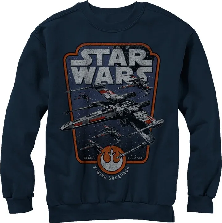 Men's Star Wars Squadron Sweatshirt - Navy Blue - 2X Large