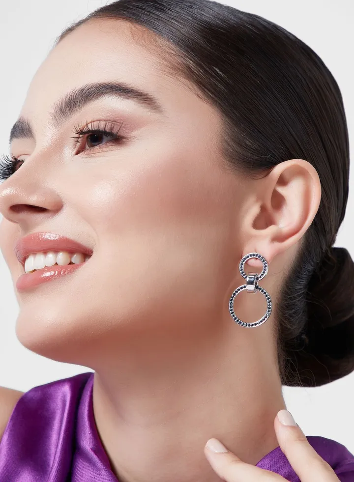 Hollow Drop Earring