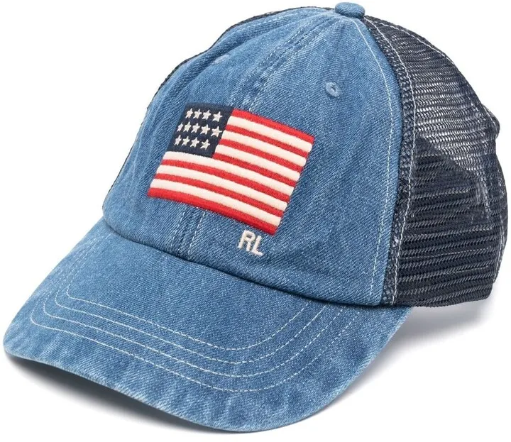 Logo-Embroidered Denim Cap