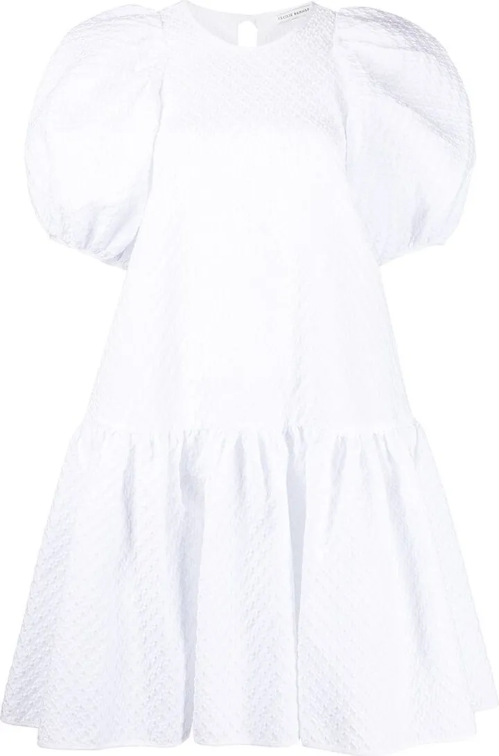 Voluminous Puff Sleeve Mini Dress
