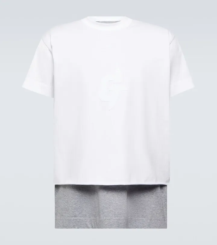Printed cotton jersey T-shirt