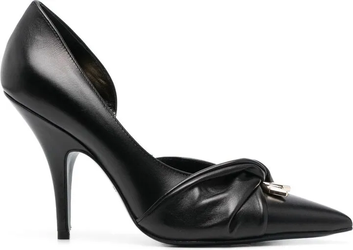 105mm Leather Pumps