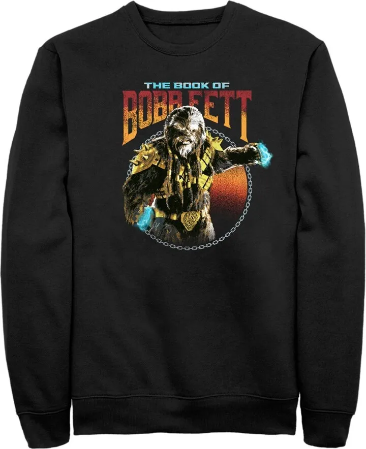 Men's Star Wars: The Book of Boba Fett Black Krrsantan Sweatshirt - Black - Small