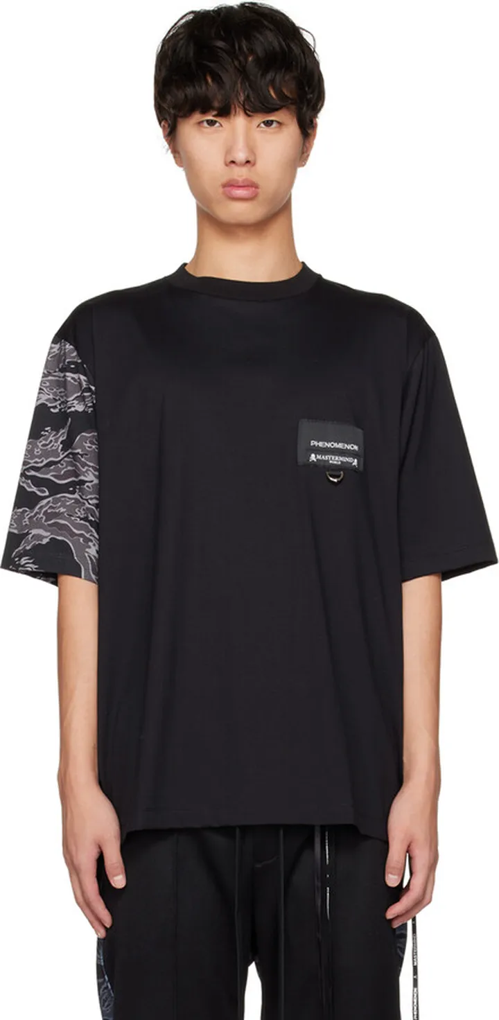 mastermind WORLD Black Phenomenon Edition 'Tiger Camo On Skull' T-Shirt