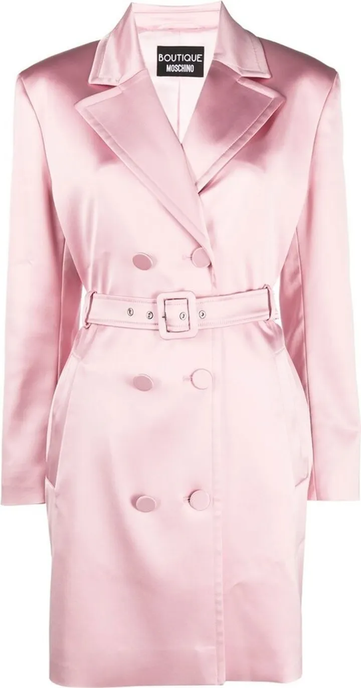 Belted Double-Breasted Coat