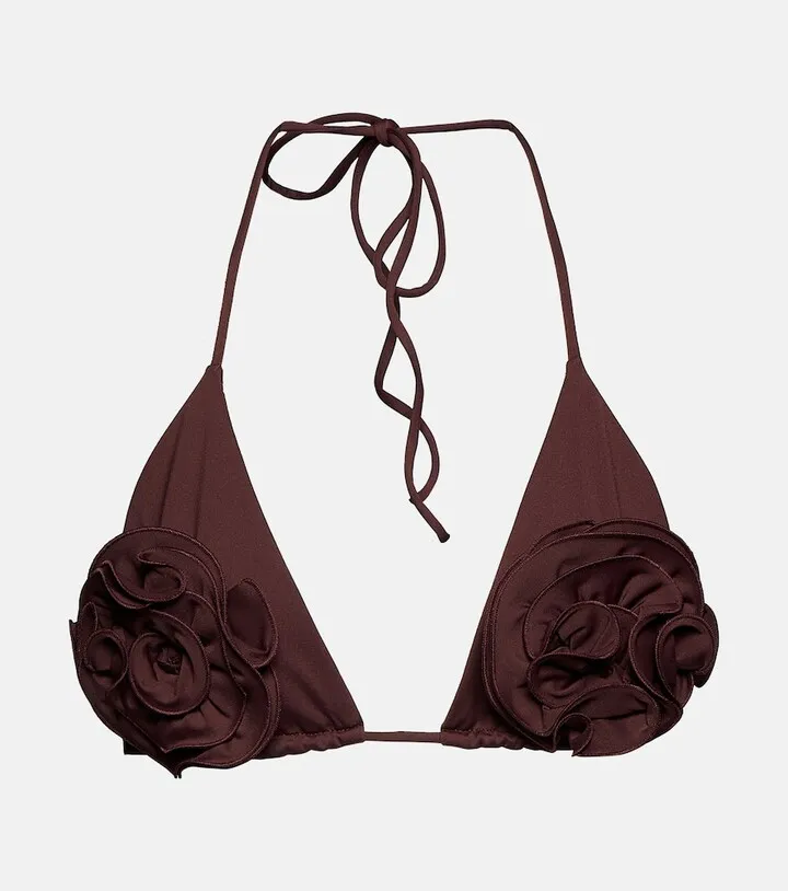 Applique bikini top