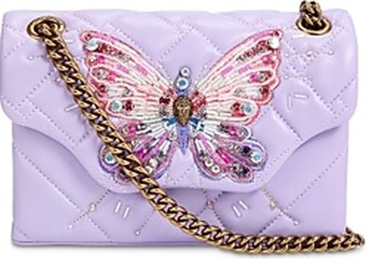 Kurt Geiger London Kensington Mini Butterfly Quilted Shoulder Bag
